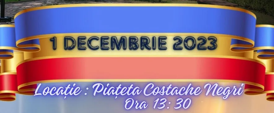 Târgu Ocna sărbătorește Ziua Națională a României în Piațeta Costache Negri