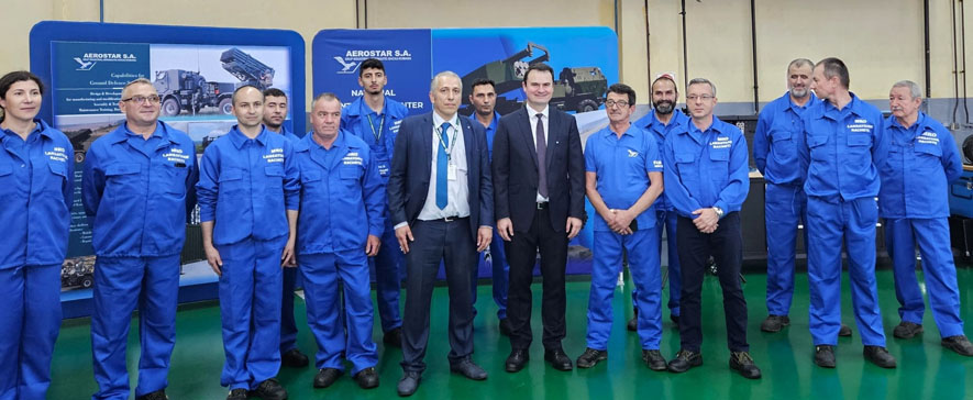 La AEROSTAR S.A. Bacău a fost inaugurat Centrul Național de Mentenanță pentru Sistemul de Rachete HIMARS 