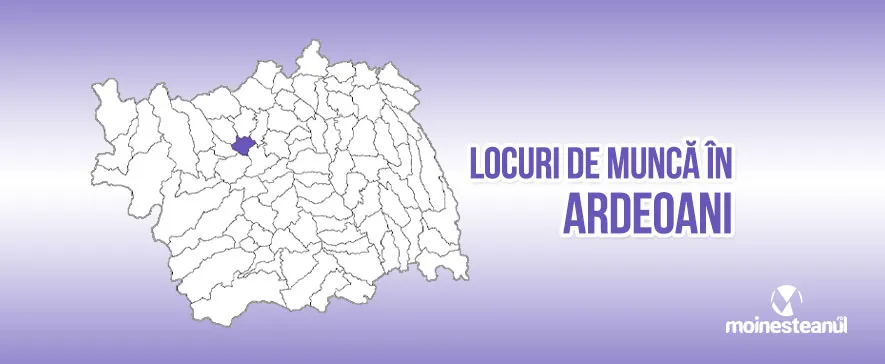 Angajări și locuri de muncă în comuna Ardeoani, Județul Bacău