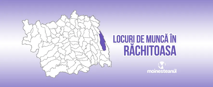 Angajări și locuri de muncă în comuna Răchitoasa, județul Bacău