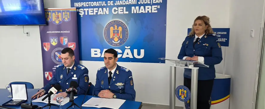 Bilanț impresionant al jandarmilor băcăuani în 2025: Mii de sancțiuni și zero intervenții în forță, în ciuda deficitului de personal
