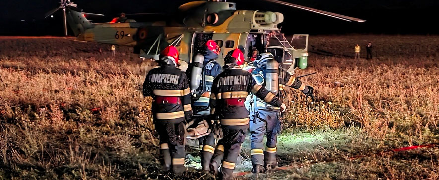 Exercițiu tactic nocturn al forțelor militare și de intervenție în județul Bacău