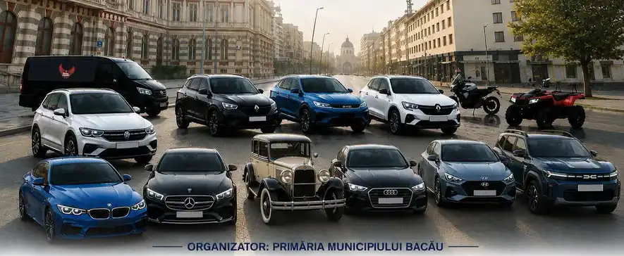 Prima ediție a evenimentului Expo Auto & Moto Bacău 2026 aduce în centrul orașului vehicule istorice, modele moderne și demonstrații tehnice