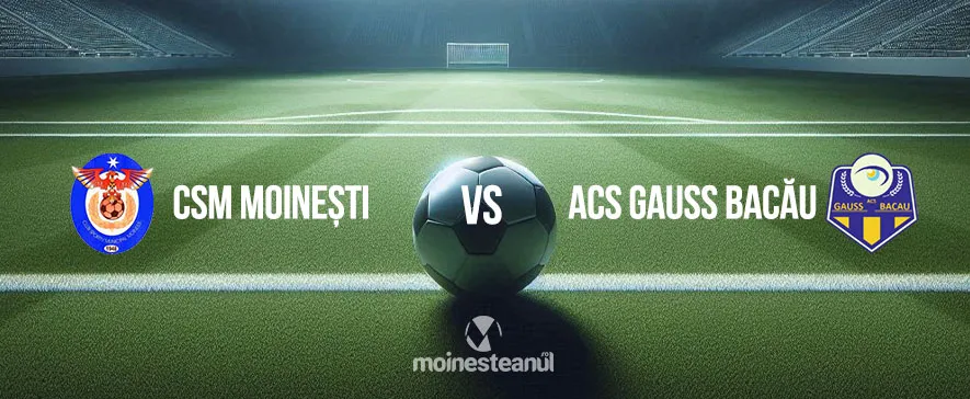Începe returul Ligii a 4-a la fotbal: CSM Moinești vrea revanșa cu ACS Gauss Bacău pe Stadionul Municipal din Moinești