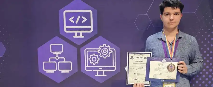 Elev de la Colegiul Național „Gheorghe Vrănceanu” Bacău, premiat la etapa națională a Olimpiadei de Informatică Aplicată - AcadNet