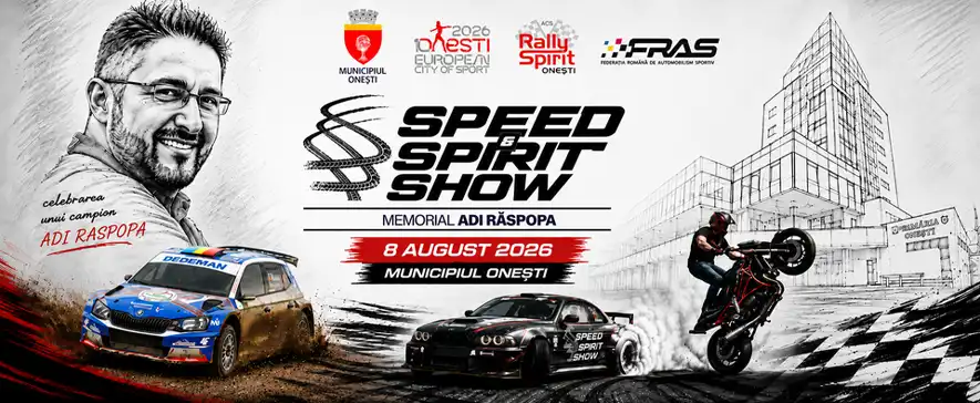 „Speed and Spirit Show – Memorial Adi Răspopa”: Oneștiul omagiază o familie care a scris istorie în motorsportul românesc