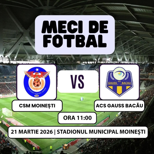afis_fotbal_csmmoinesti_vs_gauss_bc