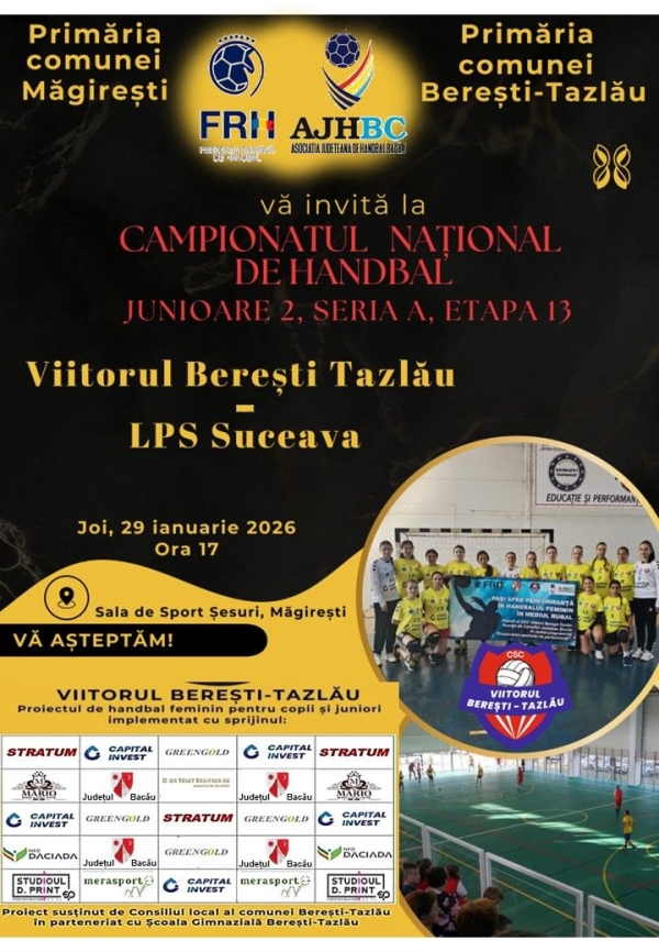 afis_handbal_viitorul_beresti_lps_suceava